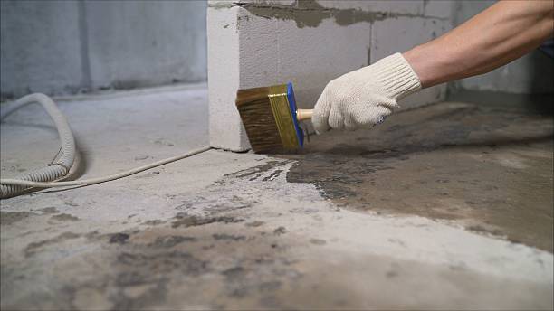 SJ Waterproofing Pros Basement Waterproofing coverage map for New Albany, IN and surrounding area